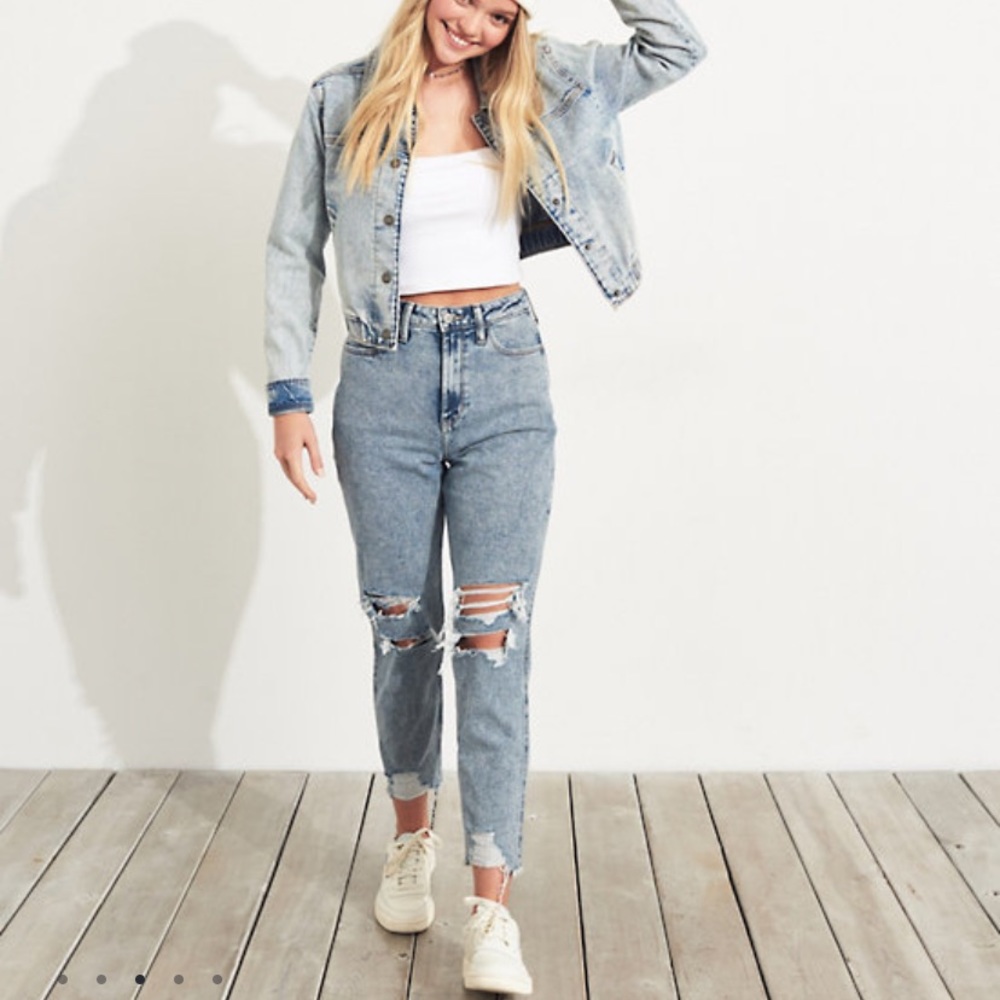 Hollister mom jeans